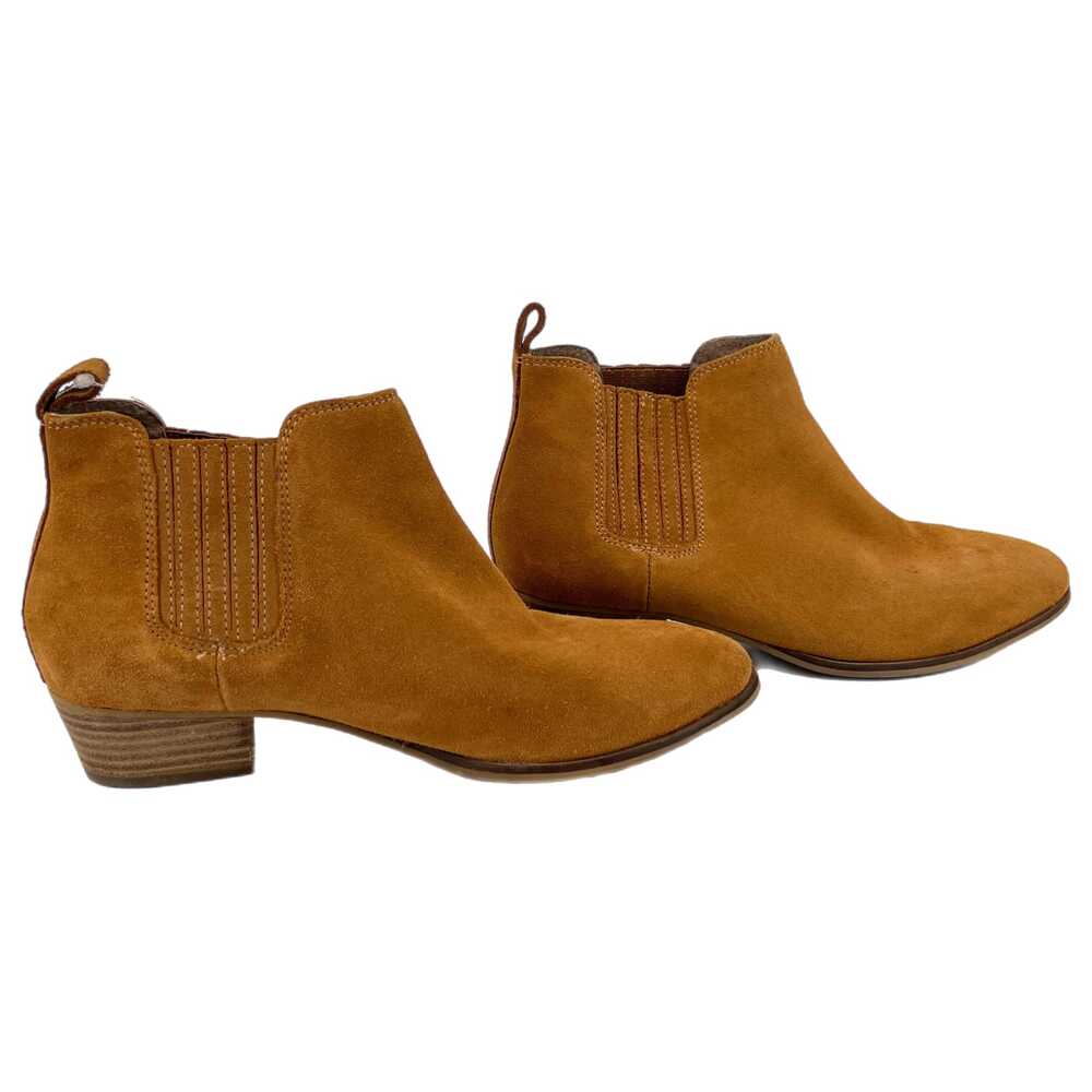 Seychelles Brown Suede Ankle Booties | Size 8